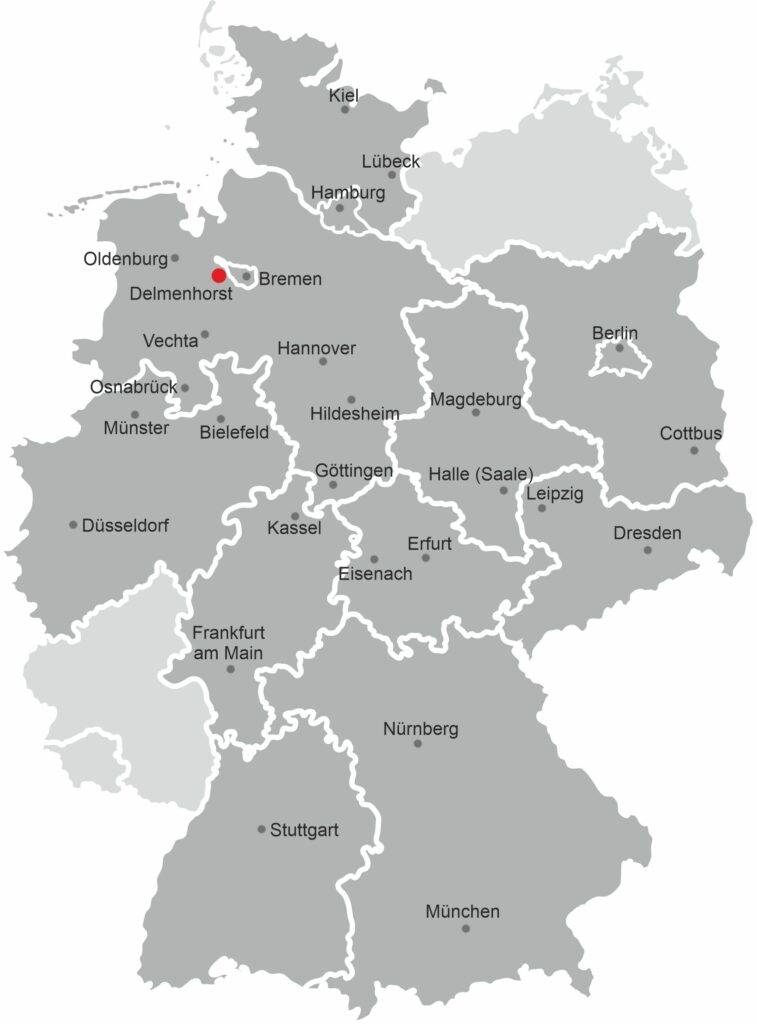 Deutschland-Karte Arbeitsgebiet AFS